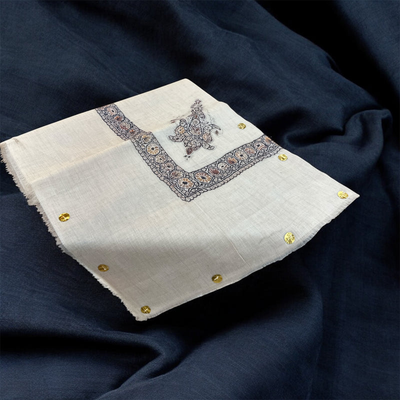 ‏شال صوف كشميري باشمينا درجة أولى ￼ premium Kashmiri shawl pashminaMinna