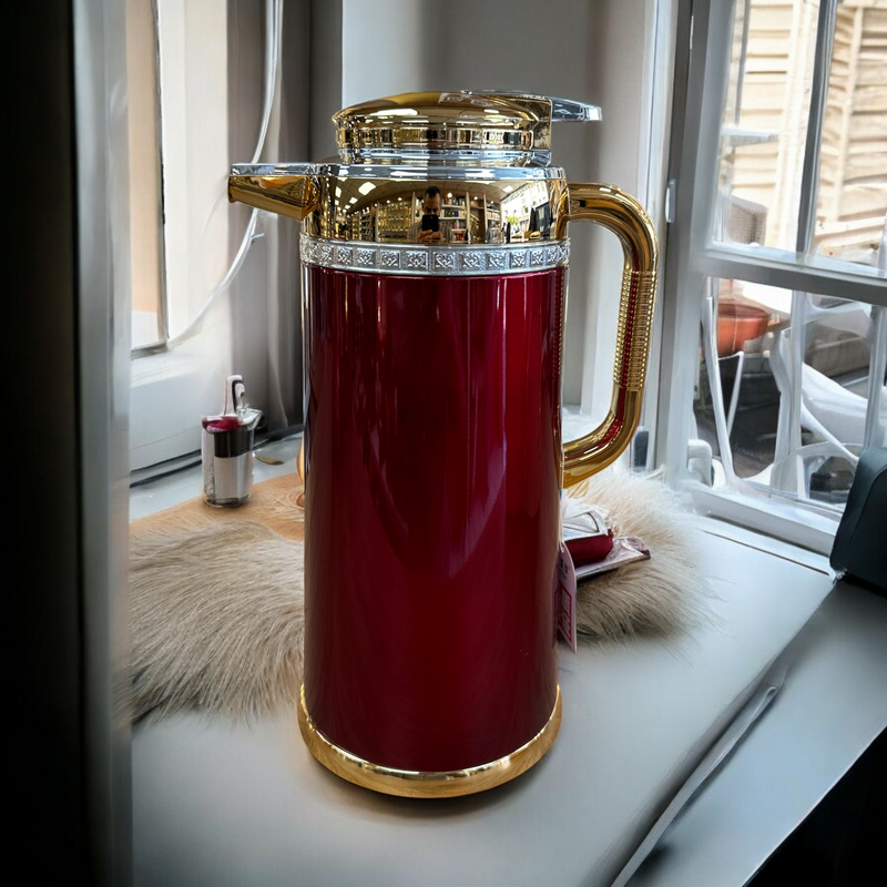 ثلاجة شاي مزخرفه فاخره حجم كبير