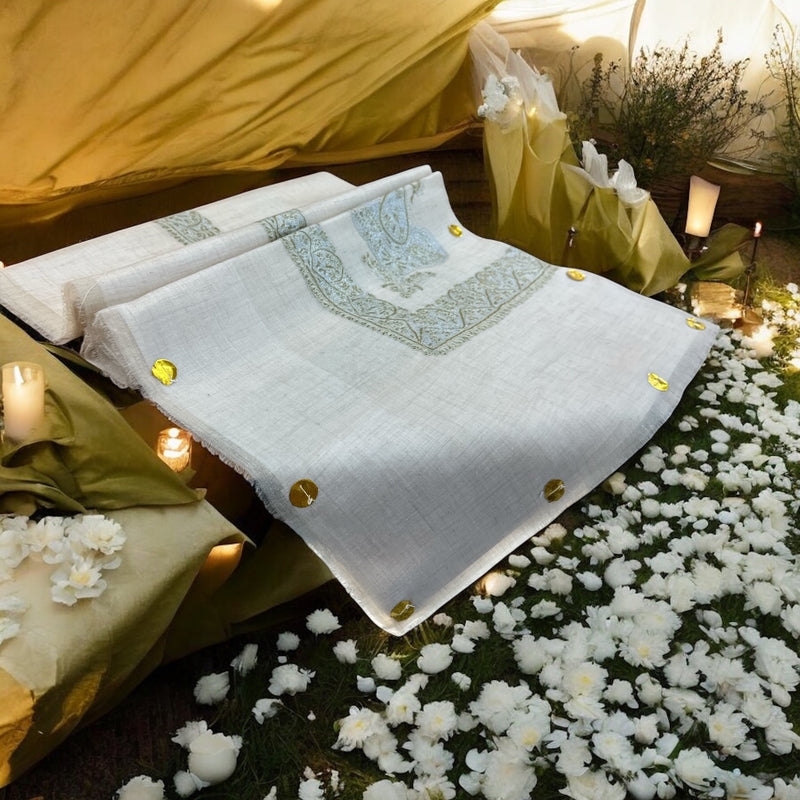 شال صوف كشميري باشمينا درجه اولى  premium quality pashmina Kashmiri shawl