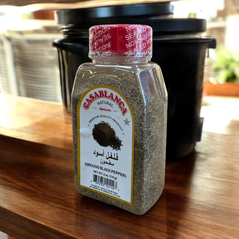Ground black pepper فلفل اسود مطحون