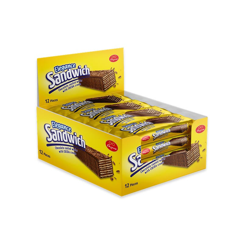 Elegance sandwich chocolate wafer ويفر ساندوتش محشي شكولاته
