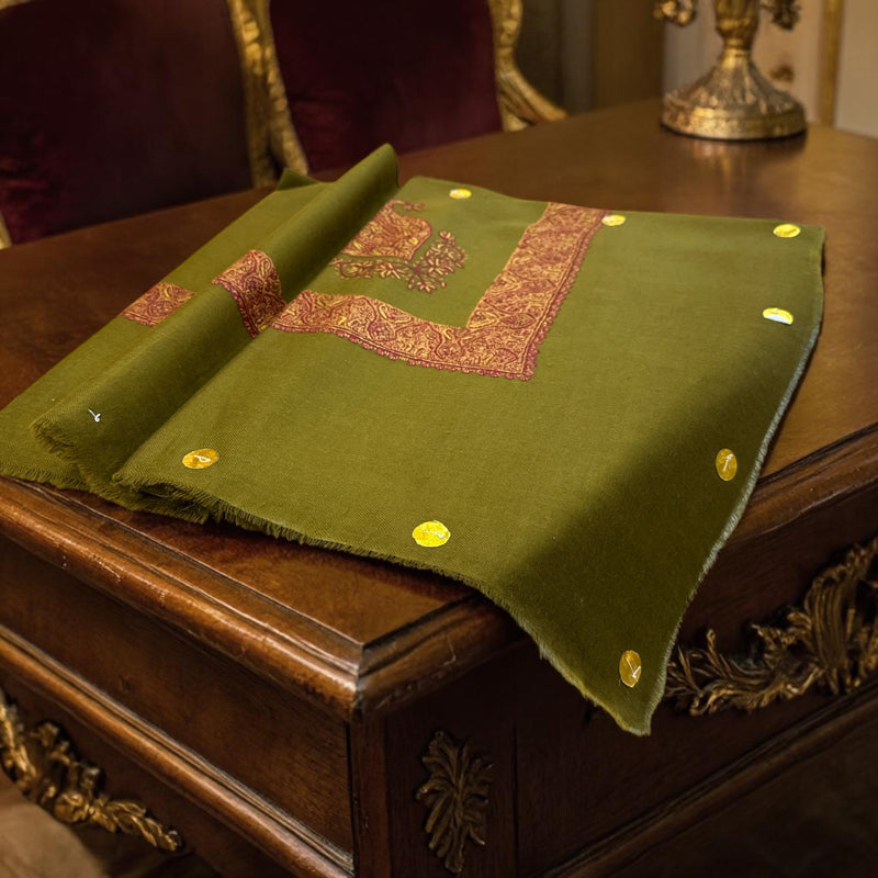 شال صوف كشميري باشمينا درجة أولى Premium Quality Pashmina Kashmiri Shal