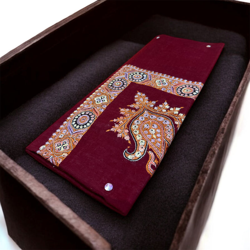 ‏شال صوف سوبر باشمينا كشميري درجة أولى Kashmir premium pashmina wool shawl