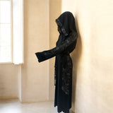 عبايه نسائيه فاخره من اليمن حزام جانبي