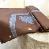 ‏شال صوف سوبر باشمينا كشميري درجة أولى Kashmir premium pashmina wool shawl