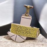 جمبيه عزيري مقلد طبق الاصل صيفاني حزام يدوي جلد عسيب ماربي صافي حروف مطلي ذهب سله  ستيل تقط المسمار مبسم فضه خالص