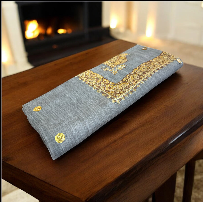 شال صوف كشميري باشمينا درجة أولى Premium Quality Pashmina Kashmiri Shal