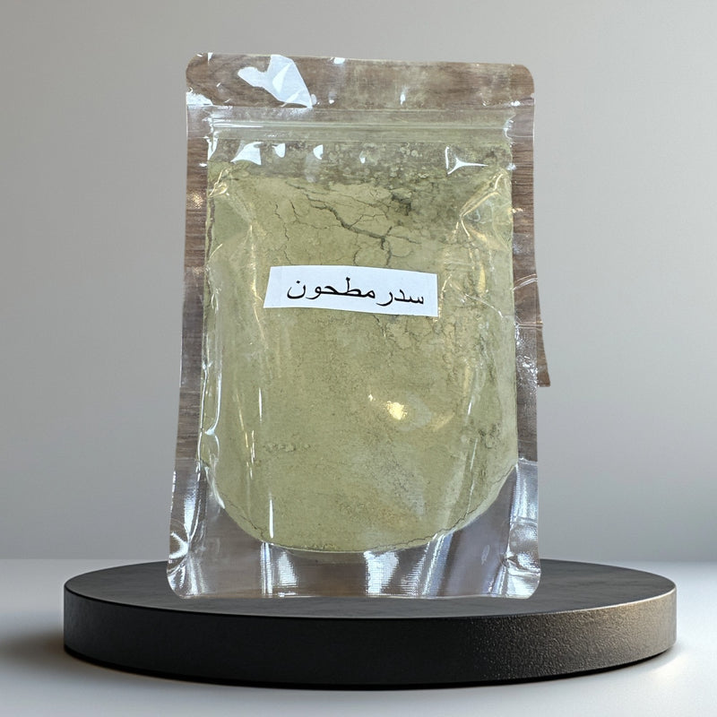 Crushed Yemeni sidr سدر(غسل) مطحون من اليمن
