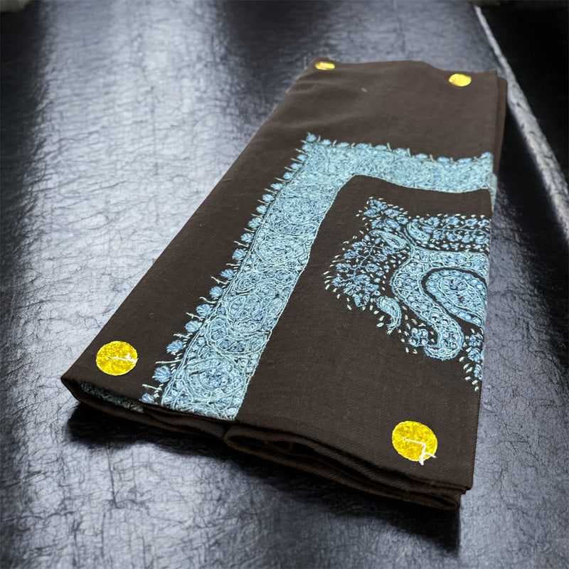 Premium quality Kashmiri wool shawl pashmina شام صوف كشميري باشمينا درجه اولى