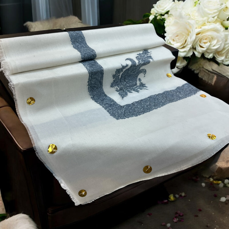 Premium Quality Super Turma Kashmir Shal ⁨⁨⁨⁨شال صوف كشميري سوبر ترمه درجة أولى⁩⁩⁩⁩⁩