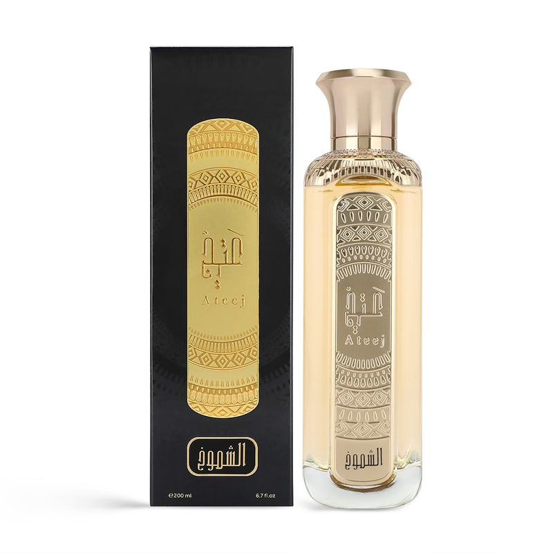 Ateej Al shmookh bottle عطر عتيج الشموخ