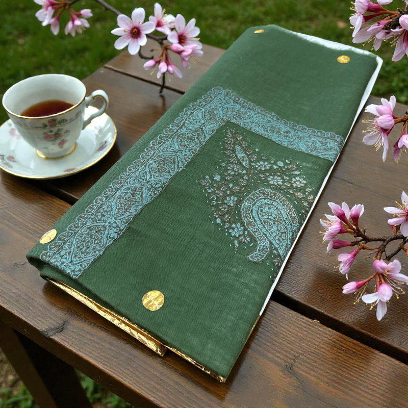 شال صوف كشميري باشمينا درجة أولى Premium Quality Pashmina Kashmiri Shal