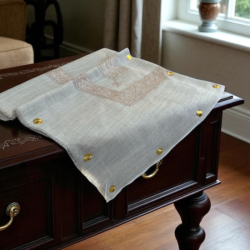 Premium Quality Super Turma Kashmir Shal ⁨⁨⁨⁨شال صوف اسود كشميري سوبر ترمه درجة أولى⁩⁩⁩⁩⁩