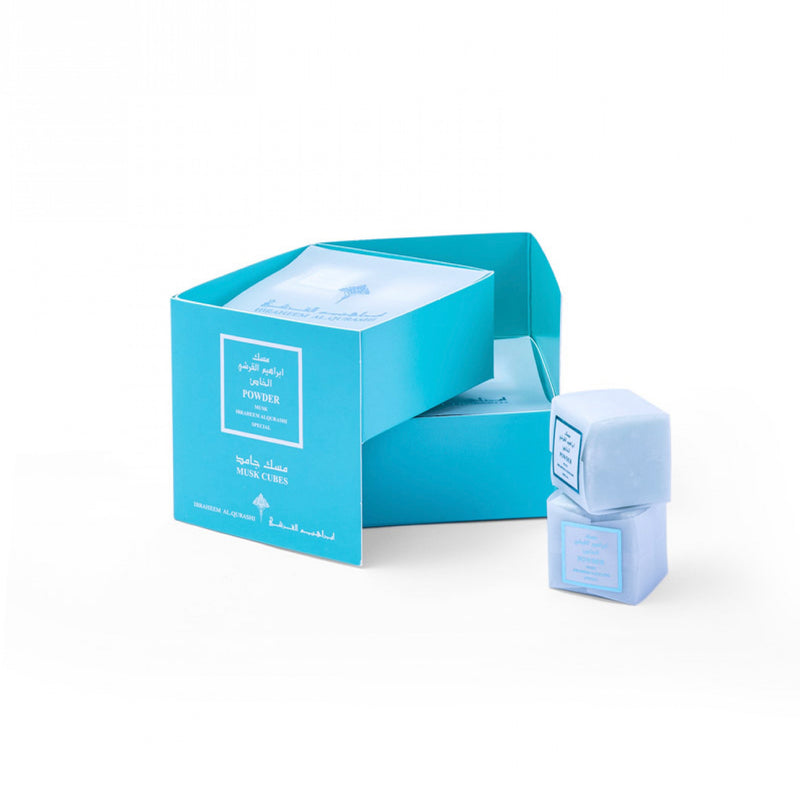 مكعبات مسك الباودر من ابراهيم القرشي powder, Musk cubes