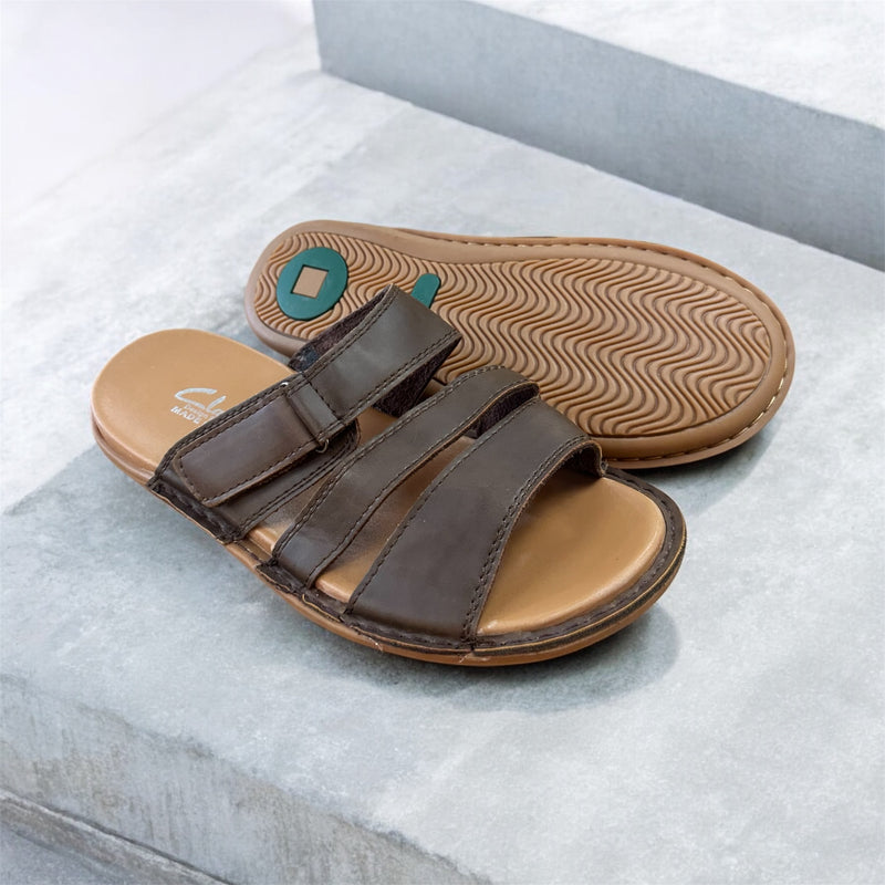 sandals, men صندل رجالي جلد طبيعي ماركه كلاسيك
