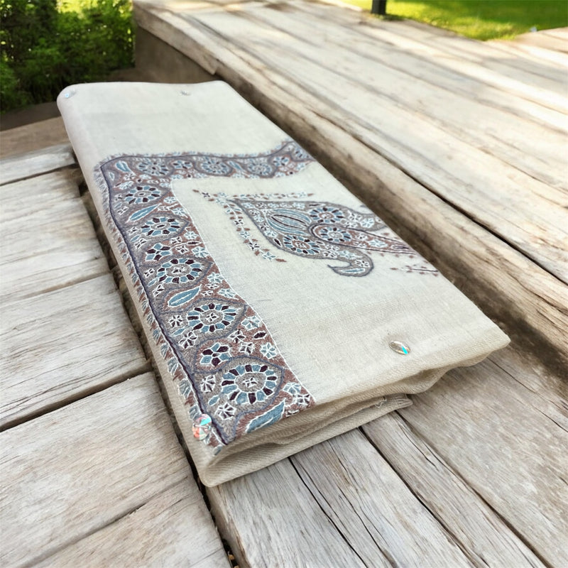 Premium KashmirI shawl pashmina شال صوف كشميري باشمينا درجة أولى