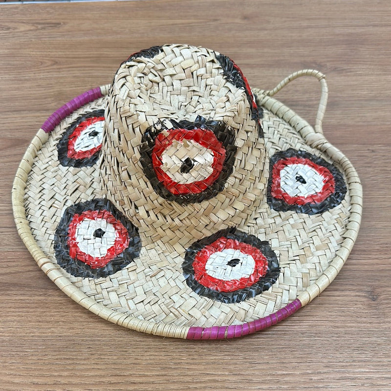 قبعة يمنيه خزف Yemeni Straw Hat
