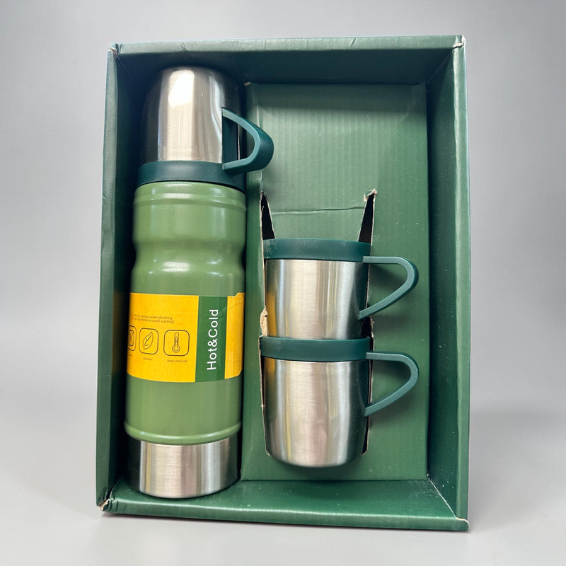 ‏ثلاجة حديد سفري حجم وسط travel, metal, portable thermos