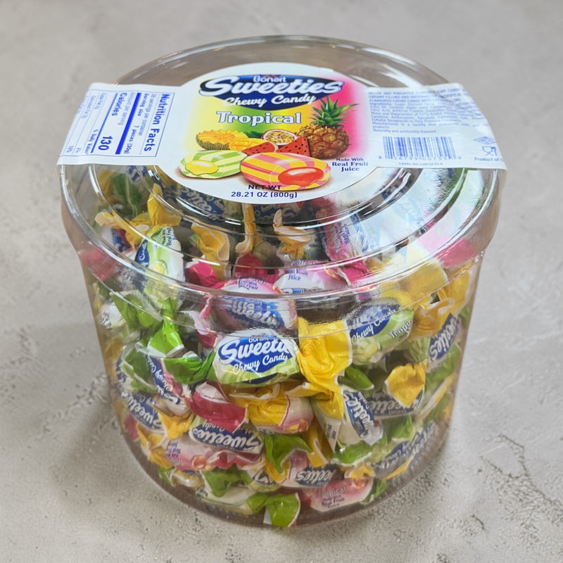 Tropical chewy candy حلويات بنكهات الفواكه