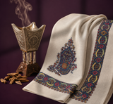 Premium quality Kashmiri pashmina shawl شال صوف كشميري باشمينا درجه اولى لون نادر ￼