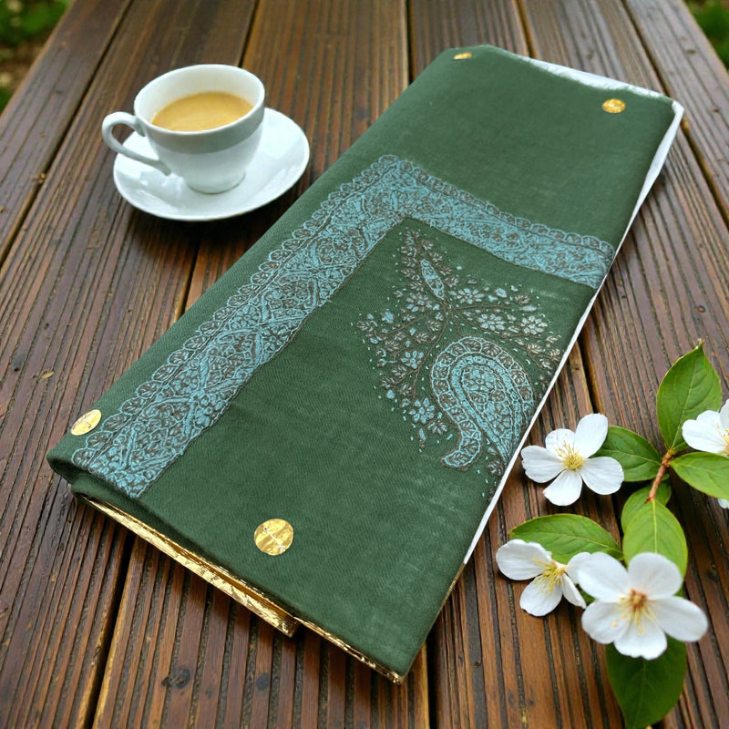 شال صوف كشميري باشمينا درجة أولى Premium Quality Pashmina Kashmiri Shal