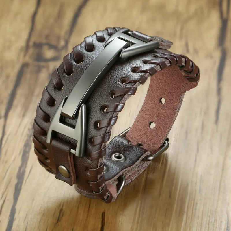 Hand bracelets leather