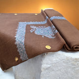 ‏شال صوف سوبر باشمينا كشميري درجة أولى Kashmir premium pashmina wool shawl