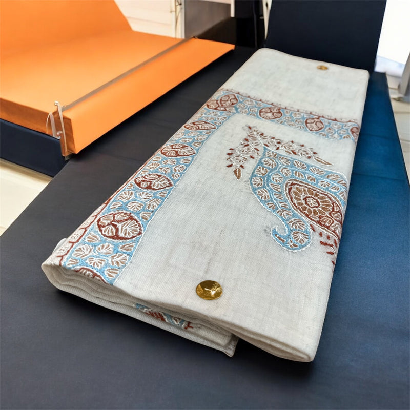 شال صوف كشميري باشمينا درجة أولى Premium Quality Pashmina Kashmiri Shal