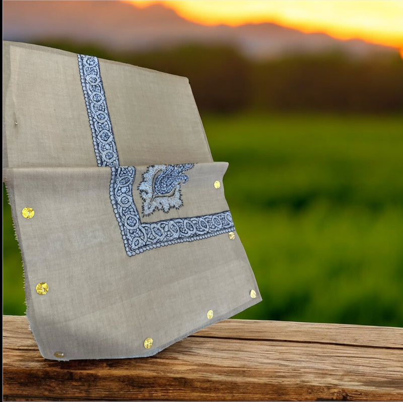 شال صوف كشميري باشمينا درجة أولى Premium Quality Pashmina Kashmiri Shal
