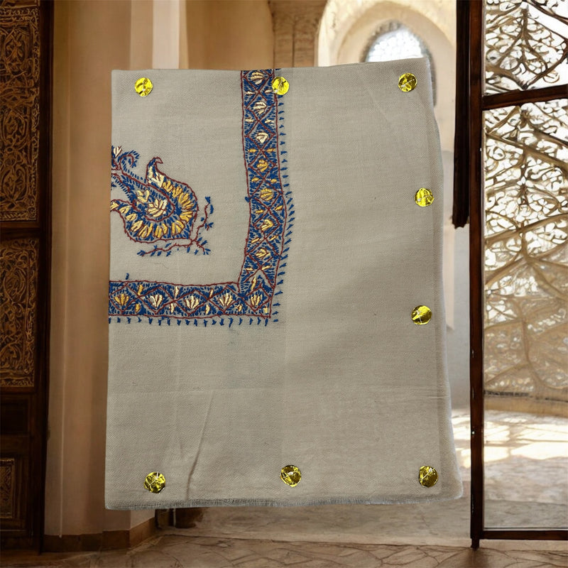 Premium Quality royal Turma Kashmir Shal ⁨⁨⁨⁨شال صوف كشميري ترمه رويال