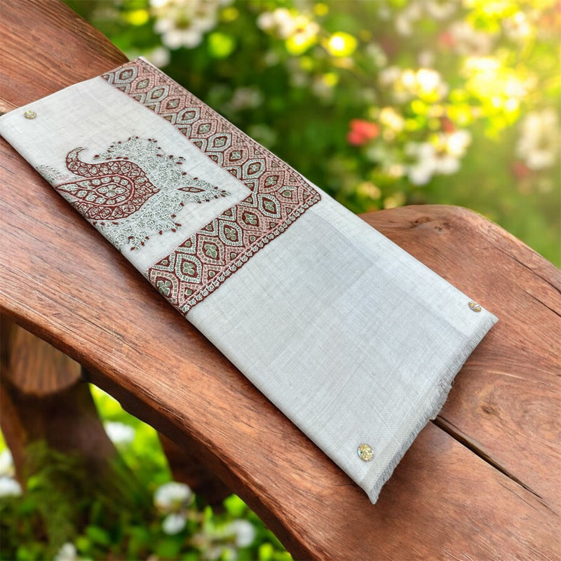 Premium Kashmiri shawl pashmina شال صوف كشميري باشمينا درجة أولى