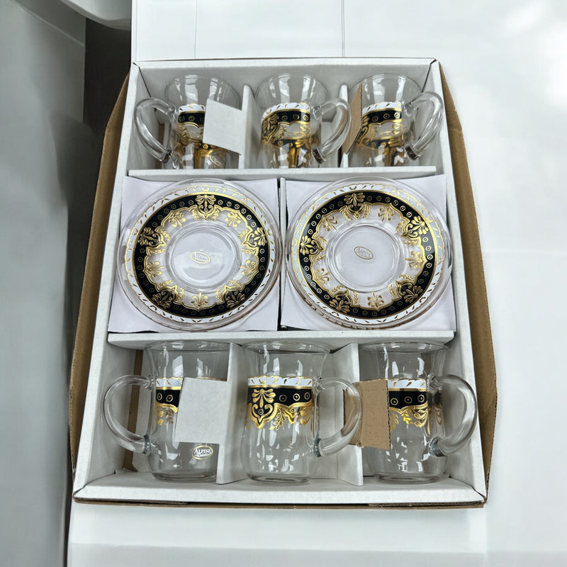 طقم كاسات الشاي مذهل