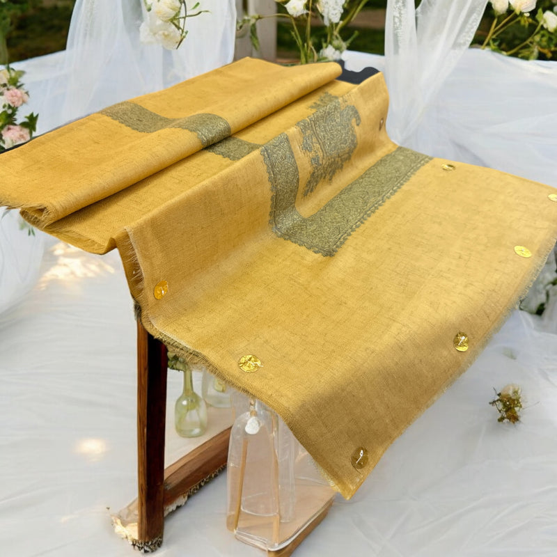 شال صوف كشميري باشمينا درجه اولى premium quality Kashmiri pashmina shal