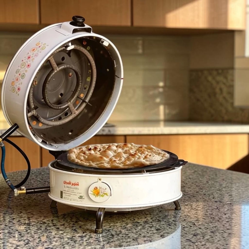 Tanoor cooker تنور الشغله الزرقاء من اليمن (يعمل بالغاز)