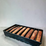 قوالب الروتي الاصلي الأسود حجم كبير 6 قوالب Bread Pan Large
