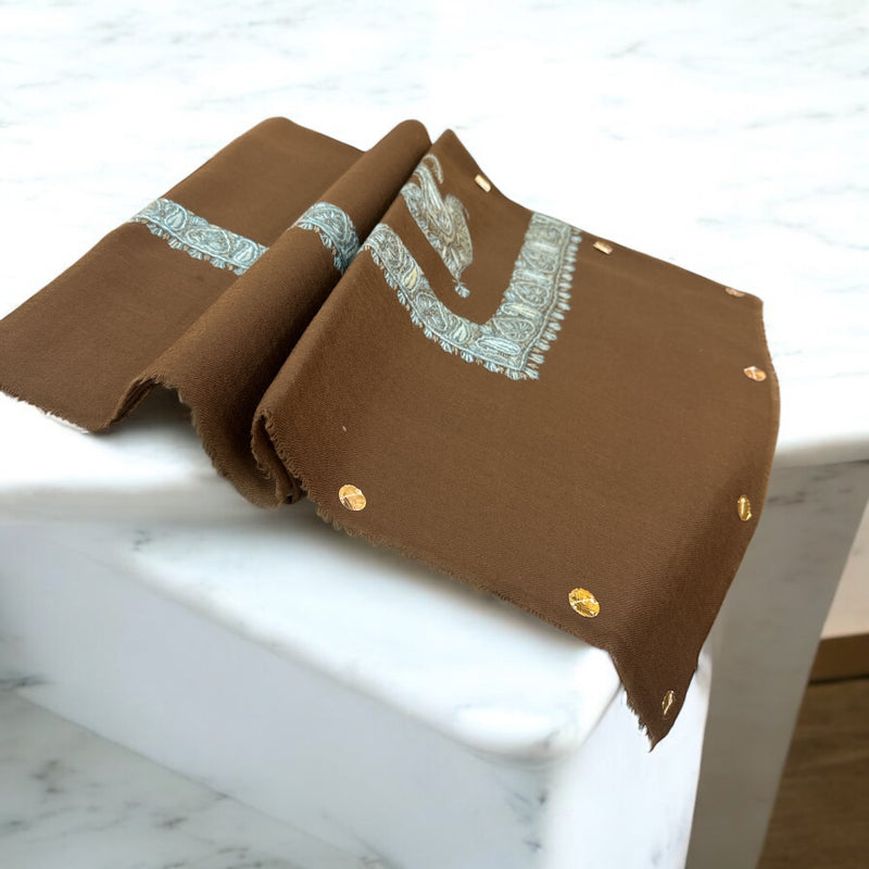 Premium Quality Turma Kashmiri Shal ⁨⁨شال صوف كشميري ترمه درجة أولى⁩⁩⁩⁩⁩