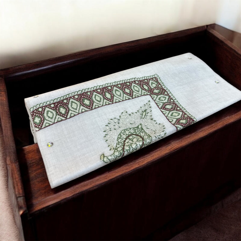 شال صوف كشميري باشمينا درجة أولى Premium Quality Pashmina Kashmiri Shal