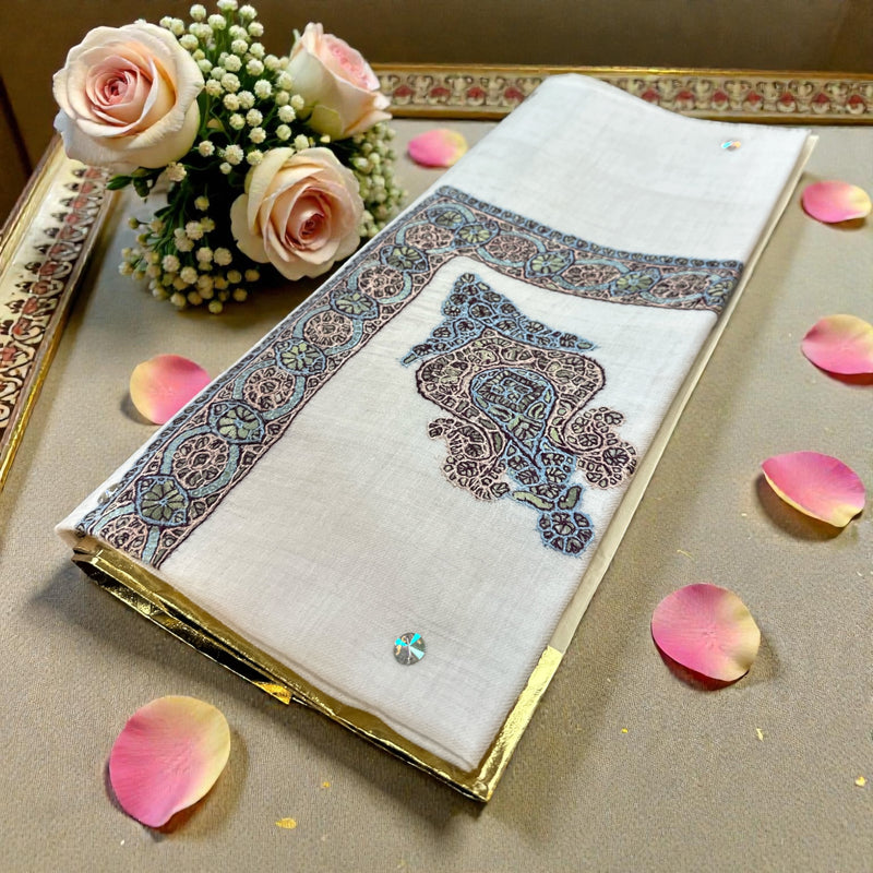 شال صوف كشميري سوبر باشمينا vip درجه اولى premium quality Kashmiri pashmina shal