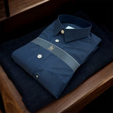 ثوب هندام رجالي فاخر لون كحلي غامق premium quality men thobe hindam