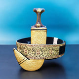 جمبيه رجالي نحاس كامل ذهبي حزام متحرك لكل المقاسات