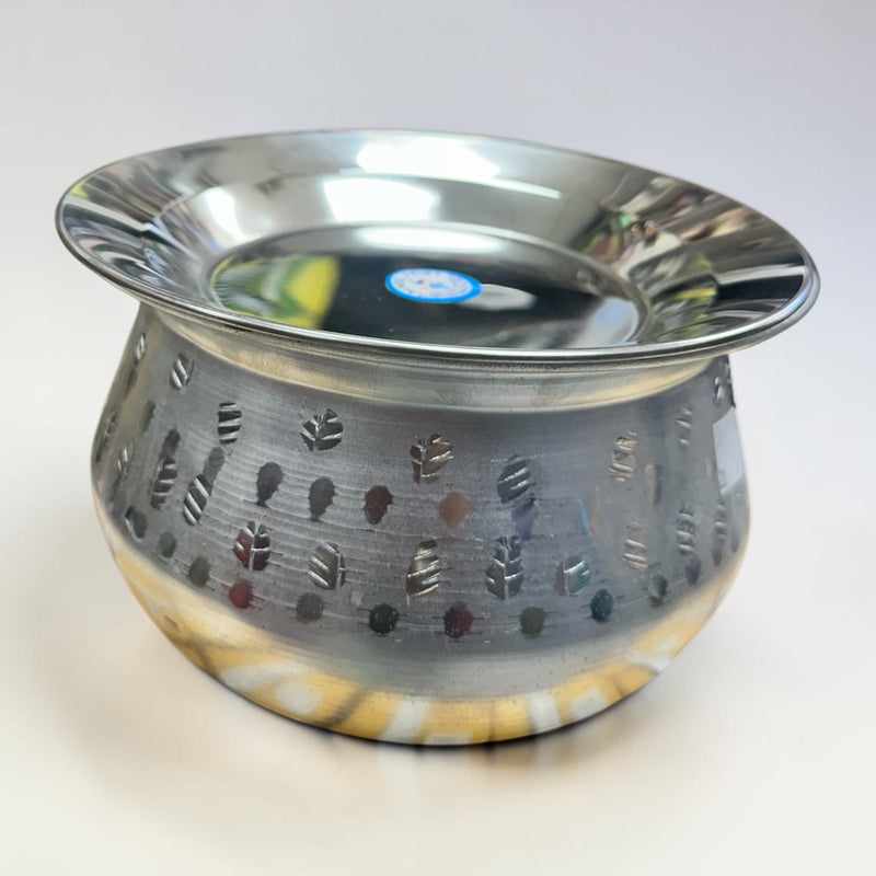 صحن البرمه مع الغطاء من اليمن حجم وسط