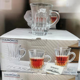 Teacup set six piece طقم كاسات الشاي ٦ كاسات