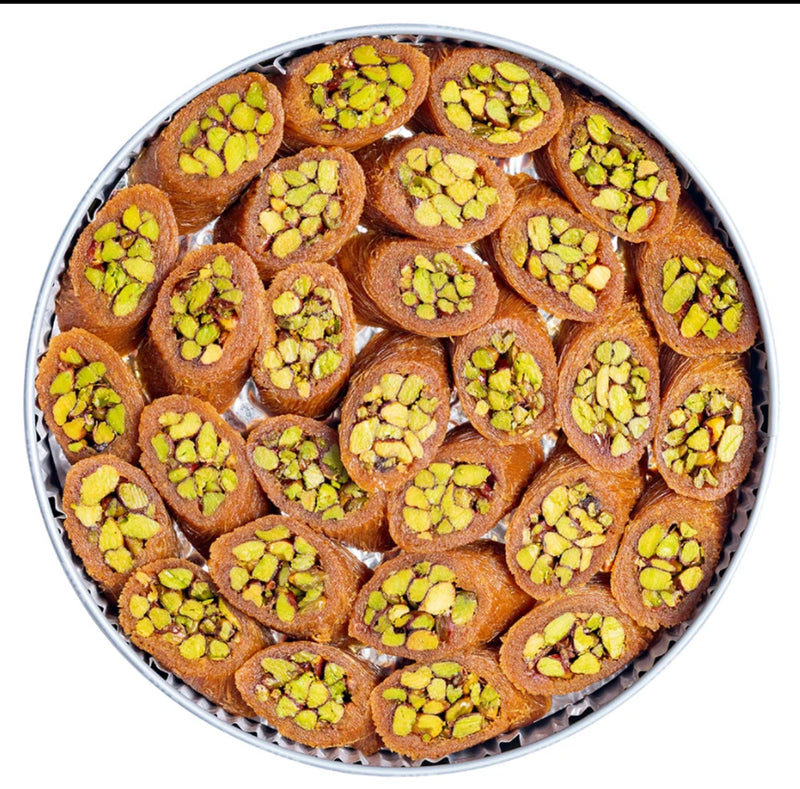 Pistachio burna بقلاوة الكنافه المحشيه فستق الشاميه