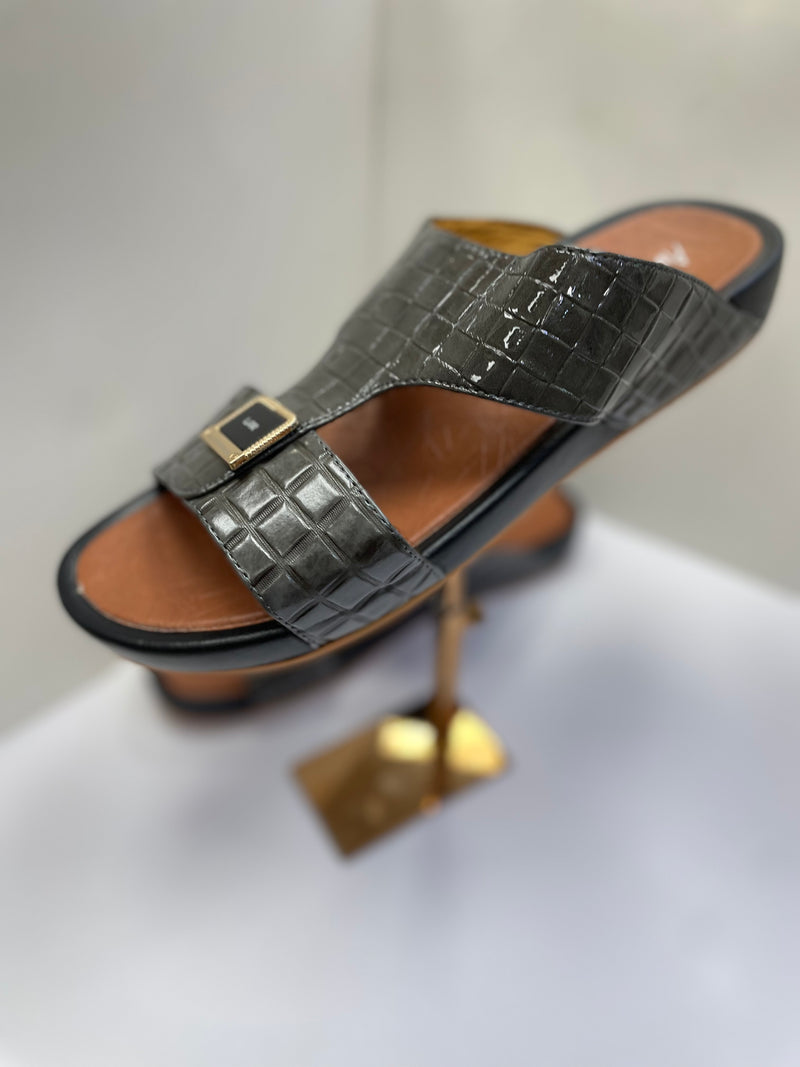 صندل رجالي جلد أصلي⁩