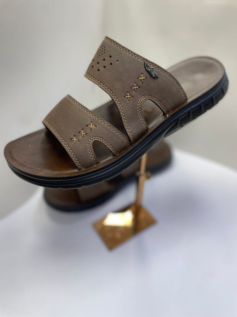 صندل رجالي جلد أصلي⁩