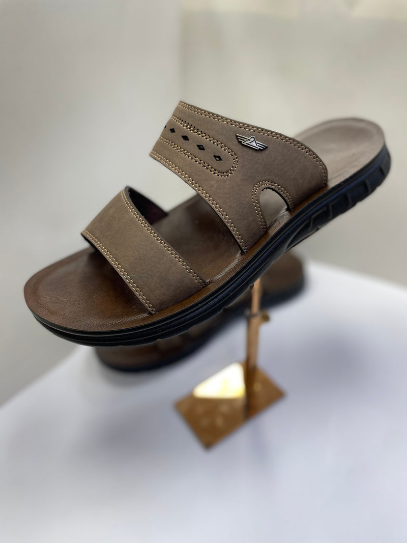 صندل رجالي جلد أصلي⁩