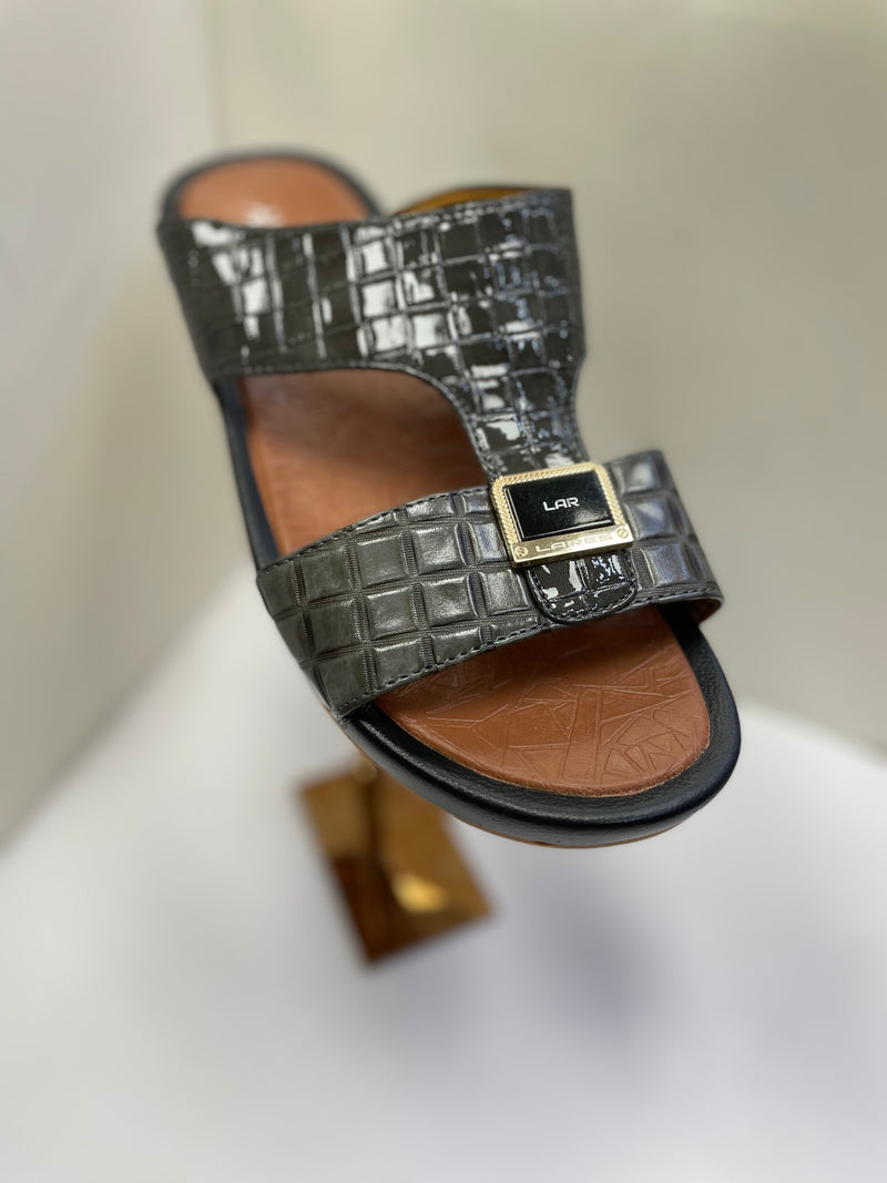 صندل رجالي جلد أصلي⁩