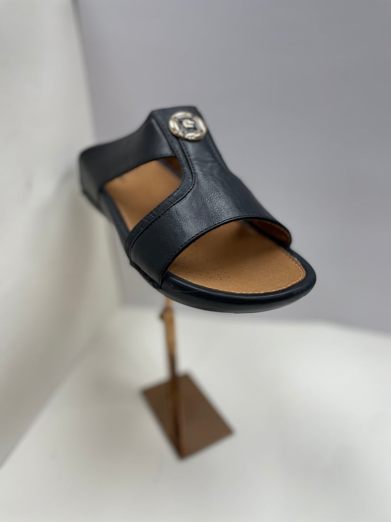 صندل رجالي جلد أصلي ⁩