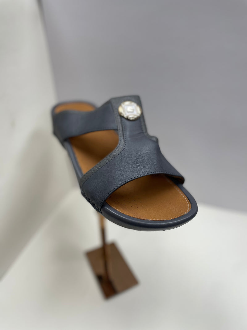 صندل رجالي جلد أصلي ⁩