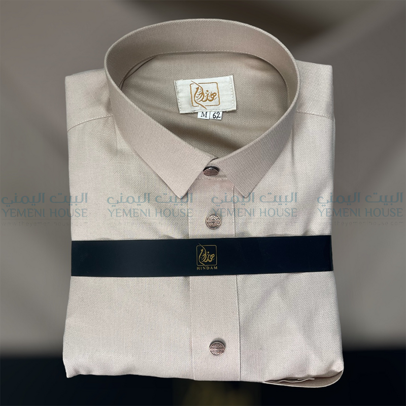 ثوب هندام رجالي فاخر لون لحمي premium quality men thobe hindam